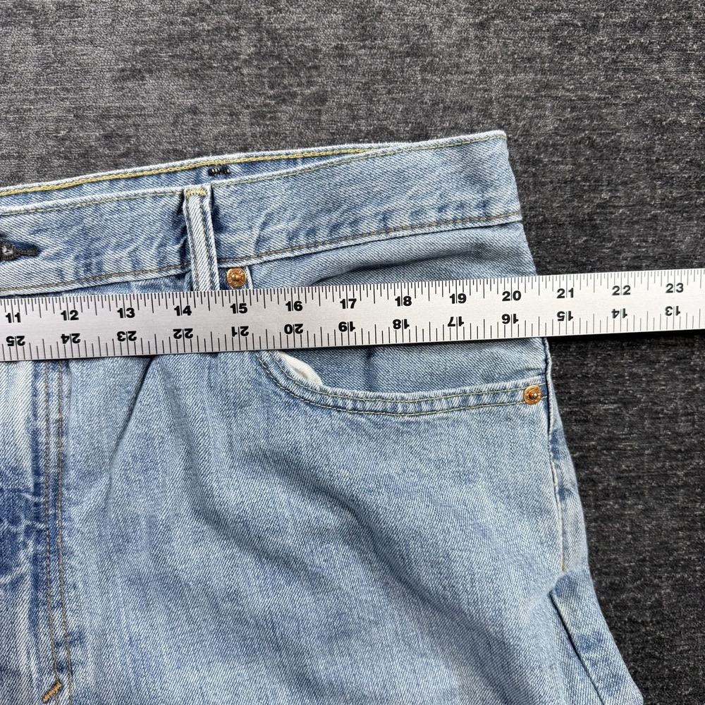 Levi's 550 Men's Relaxed Fit Jeans Blue Size 40x32 Light Wash 100% Cotton - Picture 9 of 16